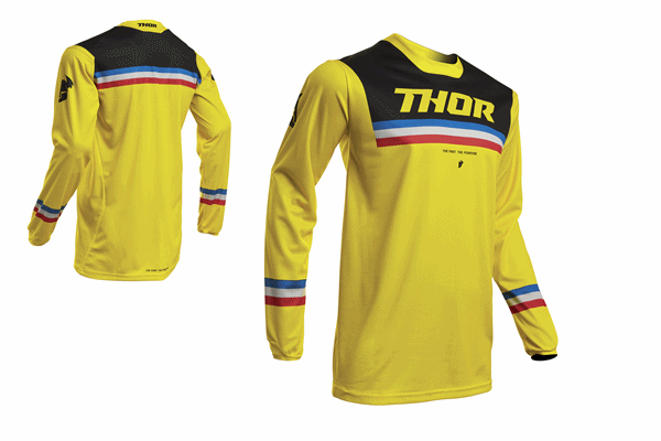 【2020モデル 一斉値下げ!!】 THOR “PULSE” PINNER MXジャージ” :イエロー 【2020モデル 一斉値下げ!!】 THOR “PULSE” PINNER MXジャージ” :イエロー